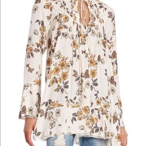 Free People Butterfly Blouse Tunic